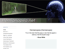 Tablet Screenshot of hemianopsia.net